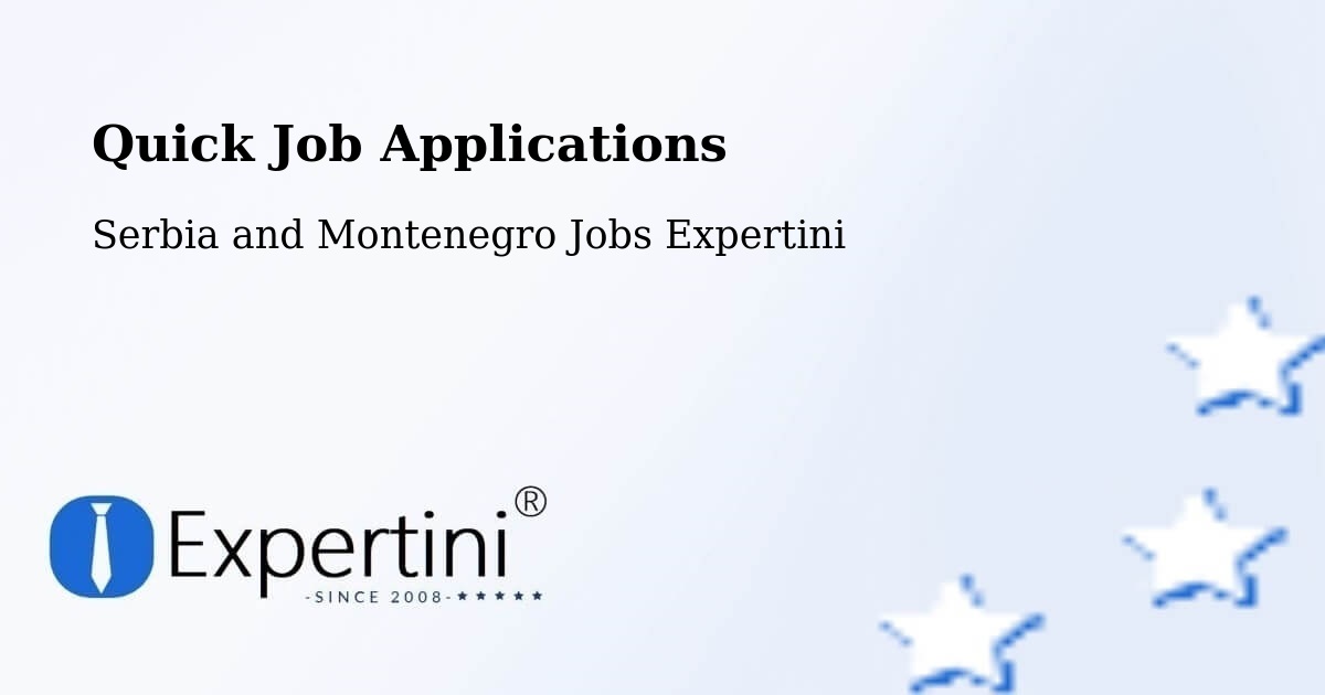 Quick Apply Feature – Falher - Serbia and Montenegro Jobs Expertini